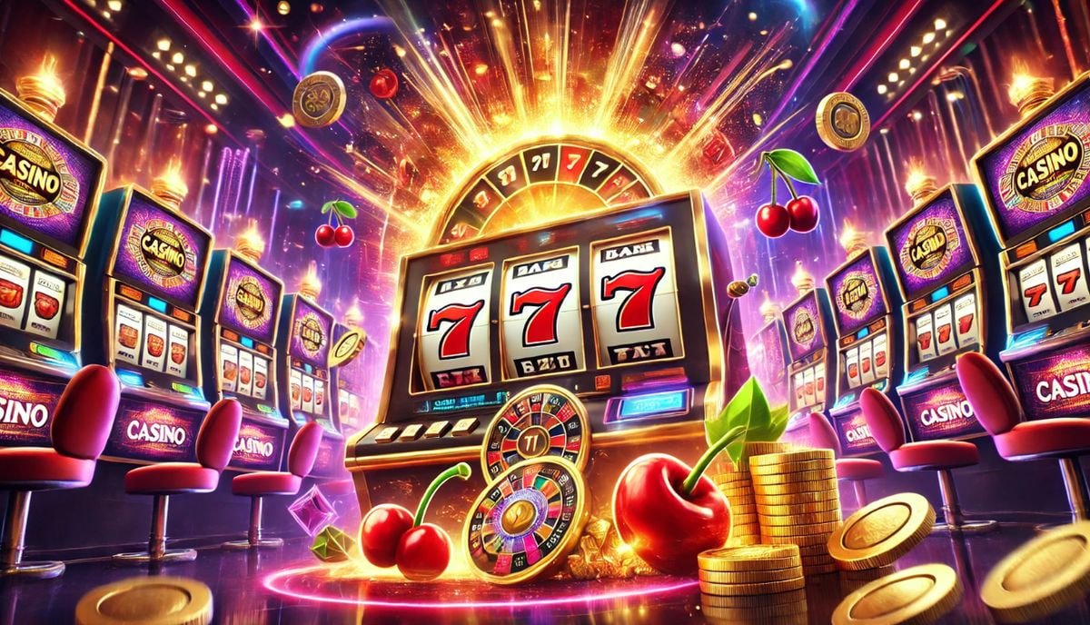 Online slot reels spinning on a mobile phone screen in the Philippines
